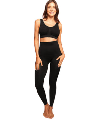 Tight Tummy Seamless High Waist Base Body Shaping Cropped Pants