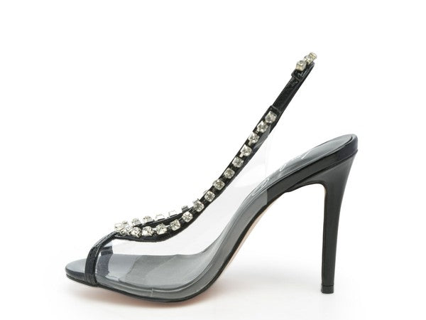 tiara styled jeweled stiletto Shoes