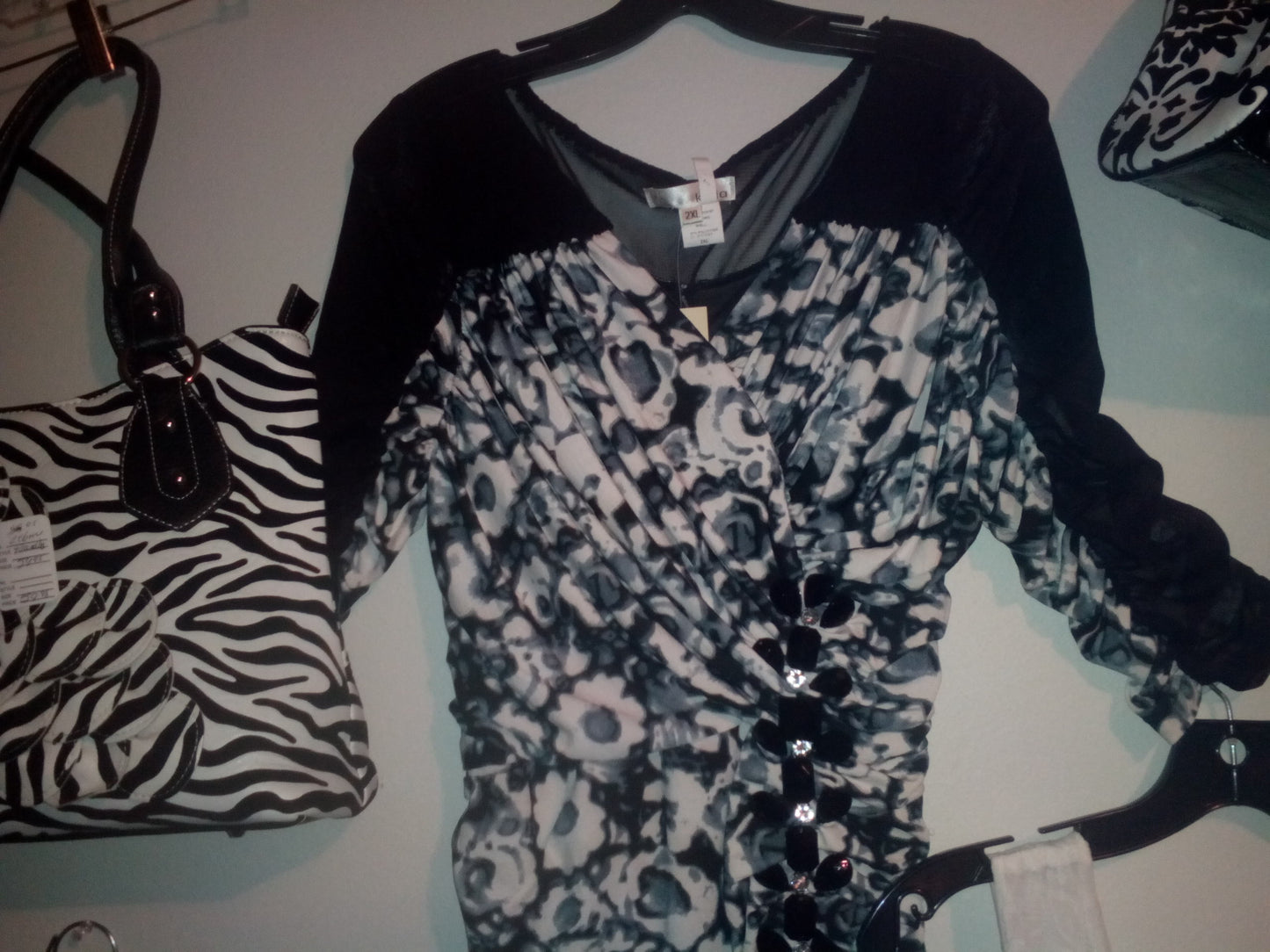 Black White Gray Body Fitted Sexy Designer Formal Dress