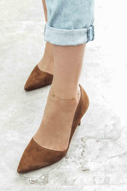 Starry Eyed Rhinestone Anklet.