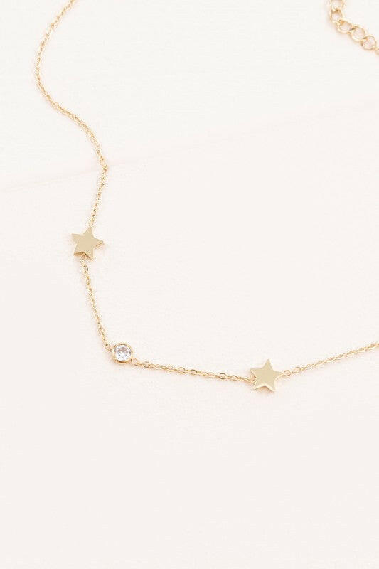 Starry Eyed Rhinestone Anklet.