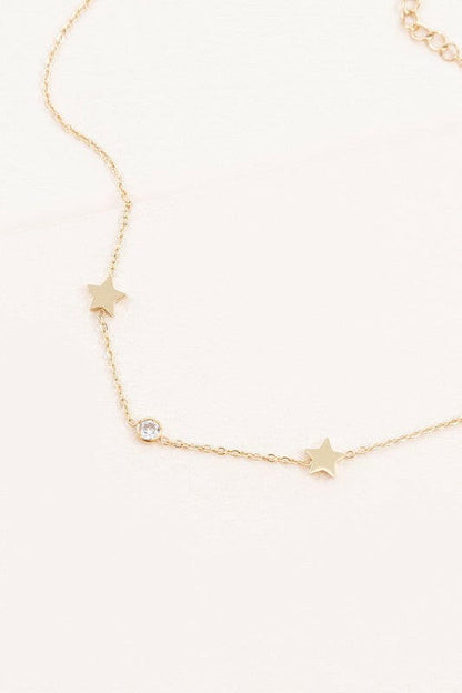 Starry Eyed Rhinestone Anklet.