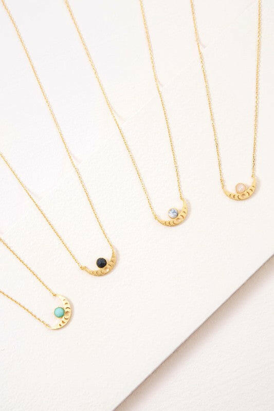 Rumi Stone Necklace.