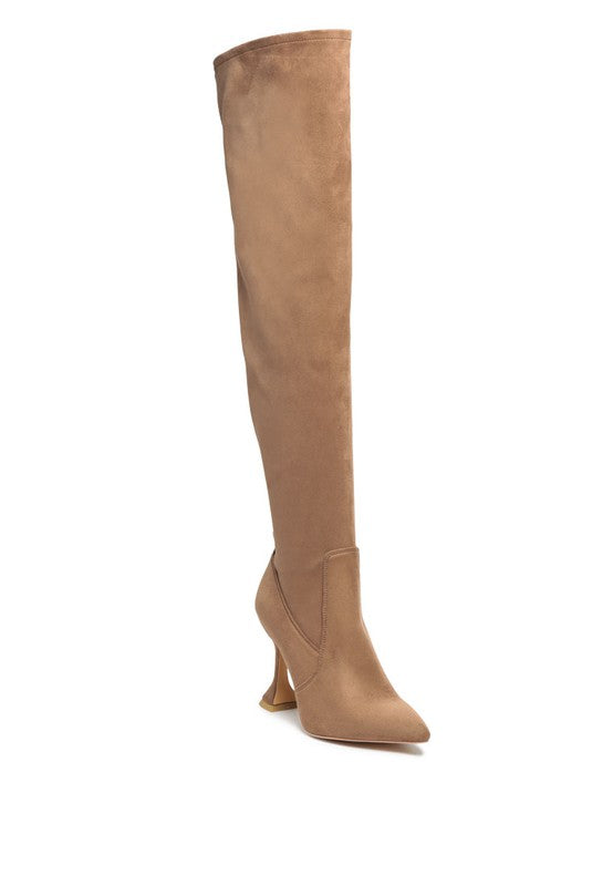 brown Over The Knee Fashion Boots