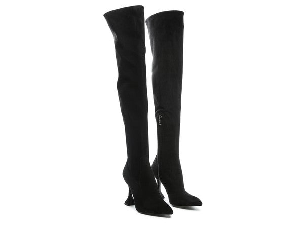  knee boot is the dramatic addition to winter wardrobe