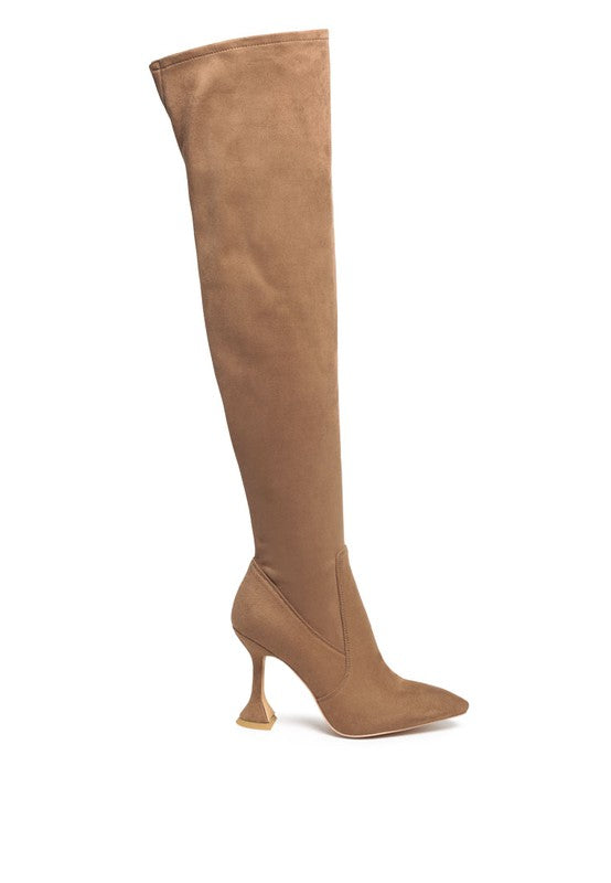 brown Over The Knee Fashion Boots