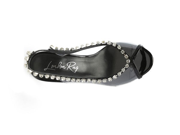 tiara styled jeweled stiletto Shoes