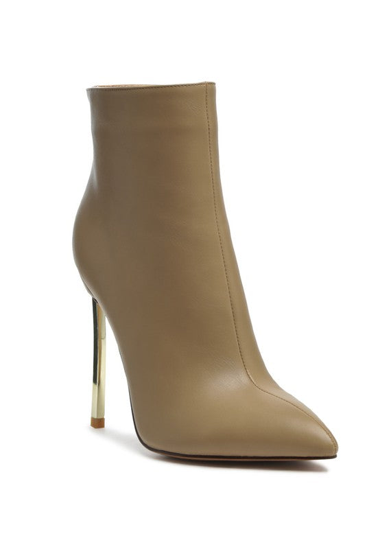LONDON RAG SHINE HIGH PU STILETTO BOOT.