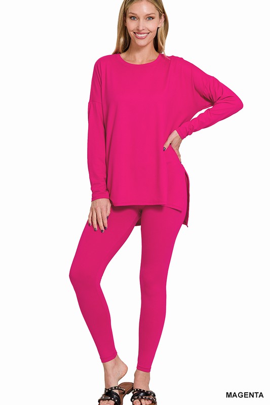 Pant Suit perfect for relaxing days at home or for a stylish and comfortable look while you're out and about.