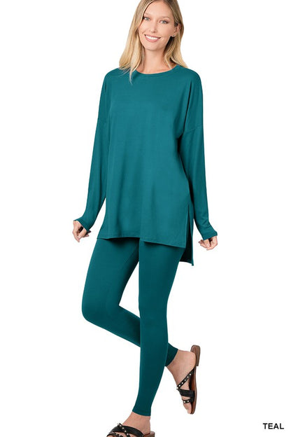 Brushed DTY Microfiber Loungewear Set.