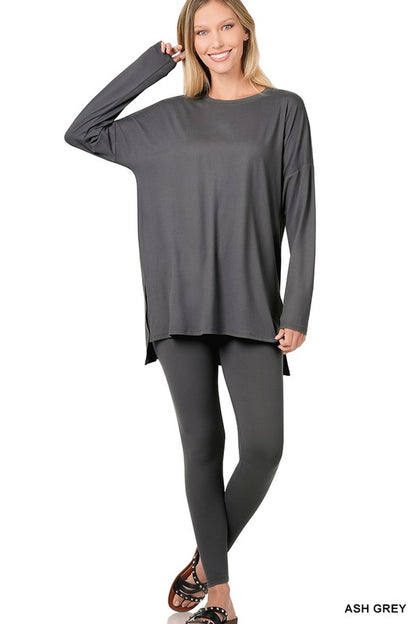 Brushed DTY Microfiber Loungewear Set.