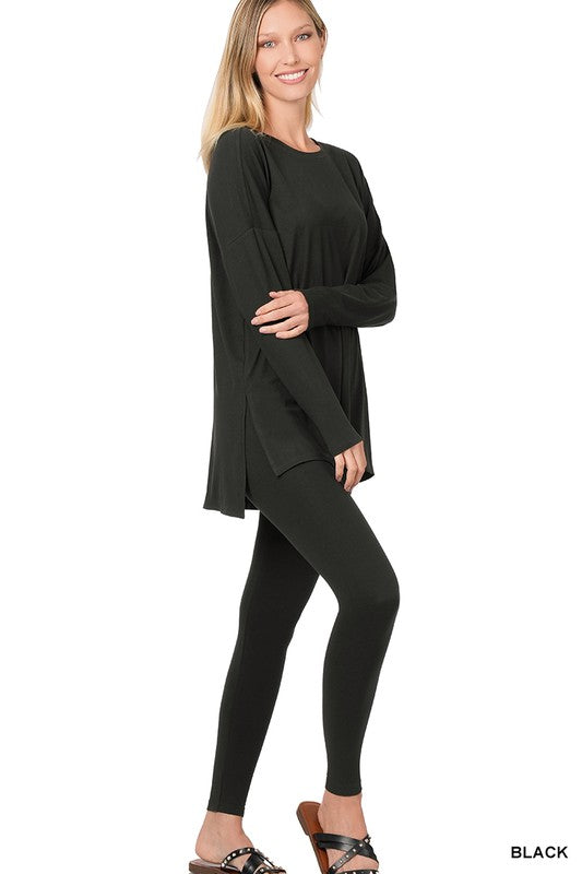 Brushed DTY Microfiber Loungewear Set.
