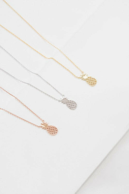 Pineapple Necklace 18K & 24K Gold.