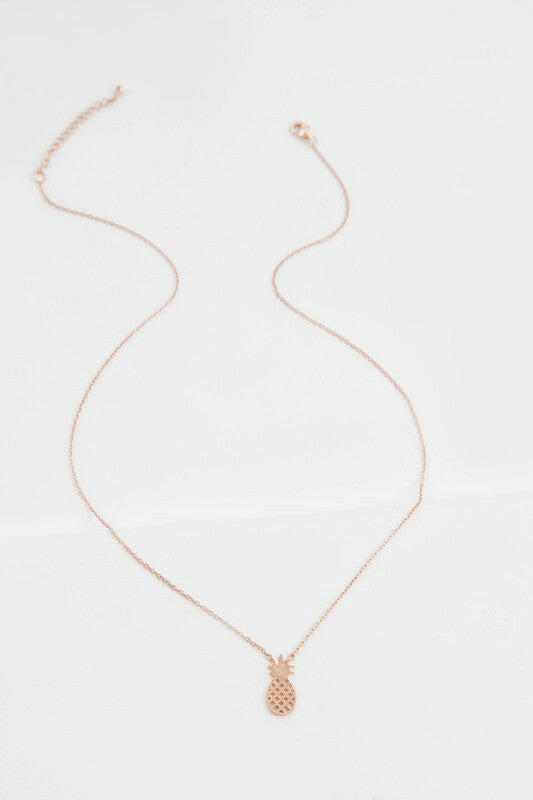 Pineapple Necklace 18K & 24K Gold.