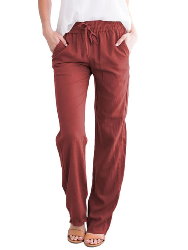 Women's Casual Cotton Loose Jogging Pajama Pants